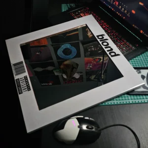 Handcrafted Blond Mirror inspired by Frank Ocean's Blonde album.